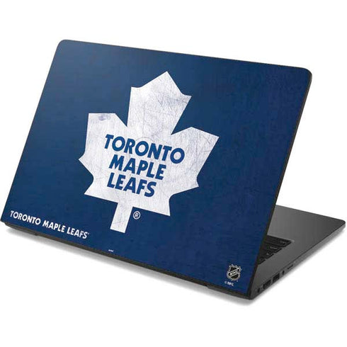 NHL Toronto Maple Leafs Distressed Dell Chromebook Skin