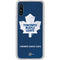 NHL Toronto Maple Leafs Distressed Galaxy A10e Clear Case