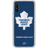 NHL Toronto Maple Leafs Distressed Galaxy A10e Clear Case