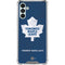 NHL Toronto Maple Leafs Distressed Galaxy A13 5G Clear Case