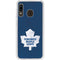 NHL Toronto Maple Leafs Distressed Galaxy A20 Clear Case