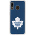 NHL Toronto Maple Leafs Distressed Galaxy A20 Clear Case