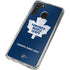 NHL Toronto Maple Leafs Distressed Galaxy A21 Clear Case