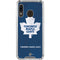 NHL Toronto Maple Leafs Distressed Galaxy A30 Clear Case