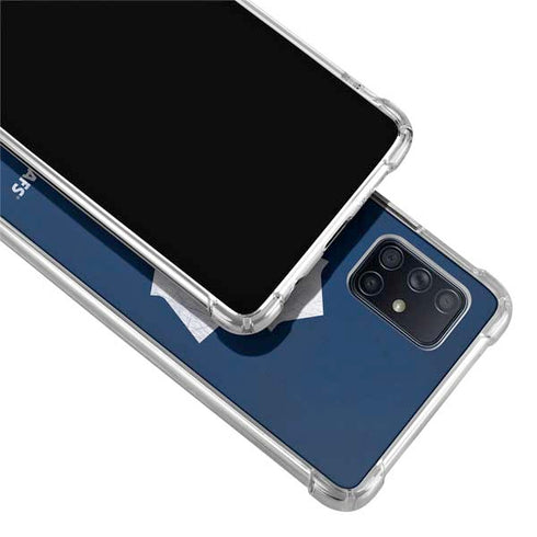NHL Toronto Maple Leafs Distressed Galaxy A71 5G Clear Case
