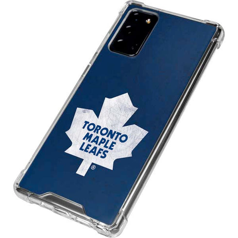 NHL Toronto Maple Leafs Distressed Galaxy Note20 5G Clear Case
