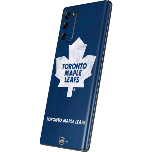 NHL Toronto Maple Leafs Distressed Galaxy Note20 5G Skin