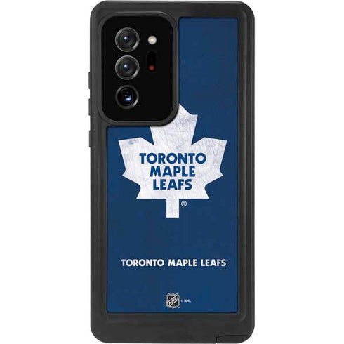 NHL Toronto Maple Leafs Distressed Galaxy Note20 Ultra 5G Waterproof Case