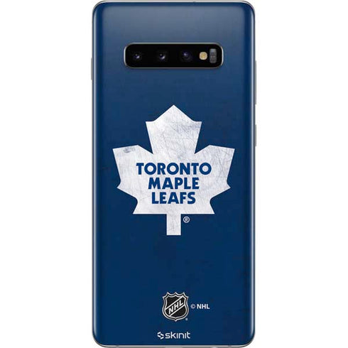 NHL Toronto Maple Leafs Distressed Galaxy S10 Plus Skin