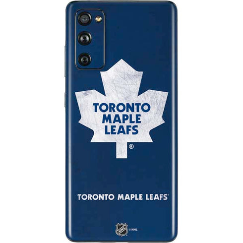 NHL Toronto Maple Leafs Distressed Galaxy S20 Fan Edition Skin