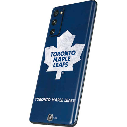 NHL Toronto Maple Leafs Distressed Galaxy S20 Fan Edition Skin