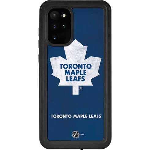 NHL Toronto Maple Leafs Distressed Galaxy S20 Plus Waterproof Case
