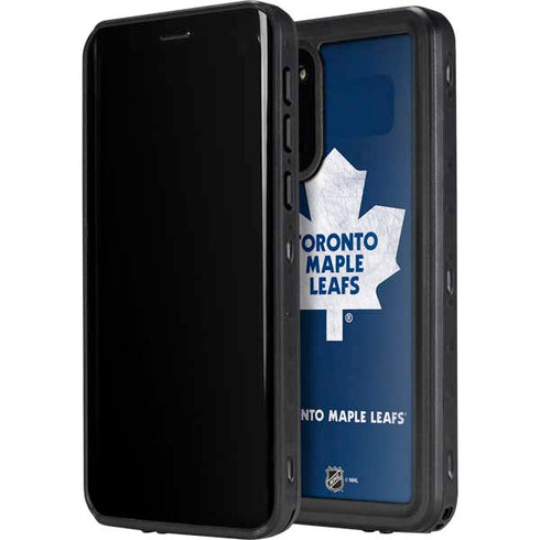 NHL Toronto Maple Leafs Distressed Galaxy S20 Waterproof Case