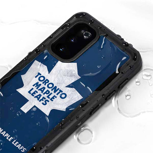 NHL Toronto Maple Leafs Distressed Galaxy S20 Waterproof Case
