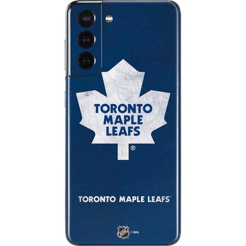 NHL Toronto Maple Leafs Distressed Galaxy S21 5G Skin