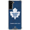 NHL Toronto Maple Leafs Distressed Galaxy S21 FE Clear Case