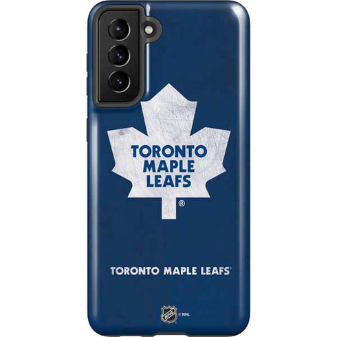 NHL Toronto Maple Leafs Distressed Galaxy S21 Plus 5G Pro Case