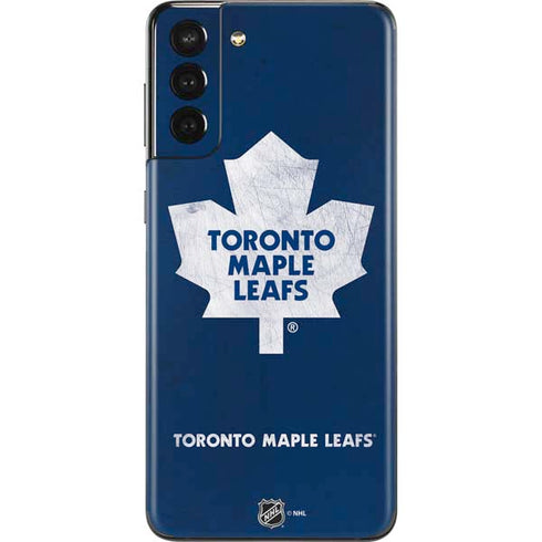 NHL Toronto Maple Leafs Distressed Galaxy S21 Plus 5G Skin