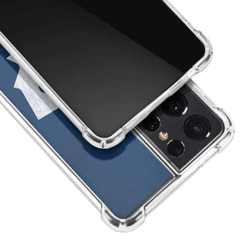 NHL Toronto Maple Leafs Distressed Galaxy S21 Ultra 5G Clear Case