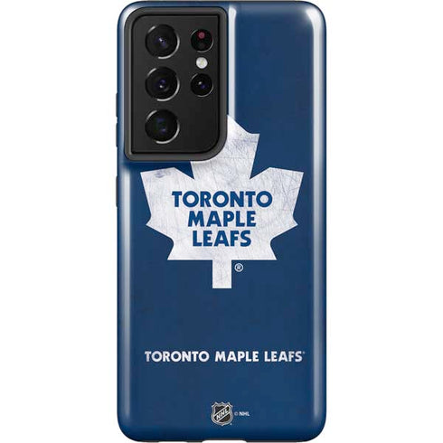 NHL Toronto Maple Leafs Distressed Galaxy S21 Ultra 5G Pro Case