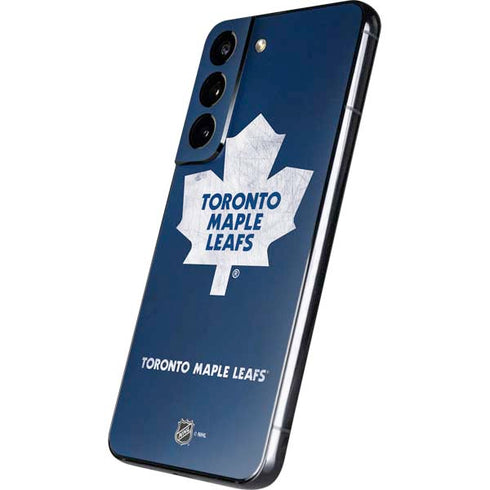 NHL Toronto Maple Leafs Distressed Galaxy S22 Skin