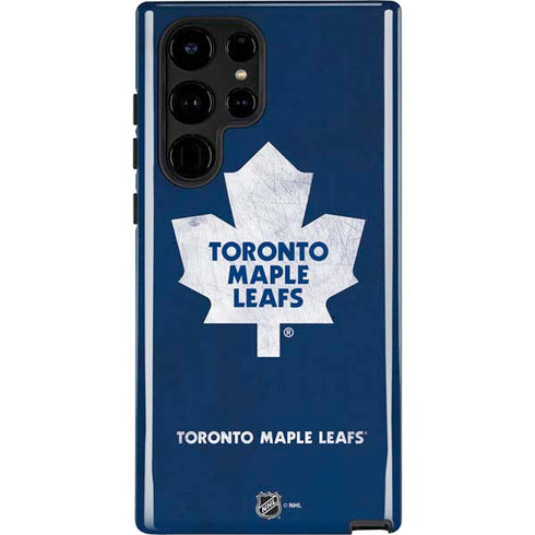 NHL Toronto Maple Leafs Distressed Galaxy S22 Ultra Pro Case