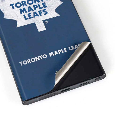 NHL Toronto Maple Leafs Distressed Galaxy S22 Ultra Skin
