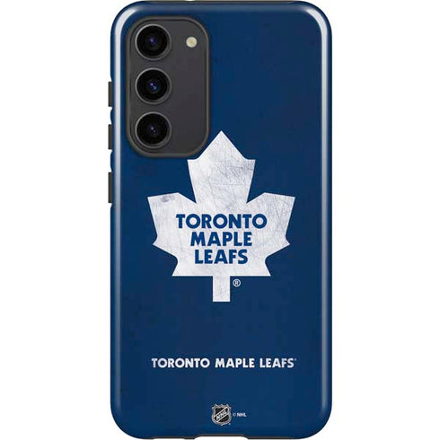 NHL Toronto Maple Leafs Distressed Galaxy S23 Plus Pro Case
