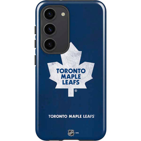 NHL Toronto Maple Leafs Distressed Galaxy S23 Pro Case
