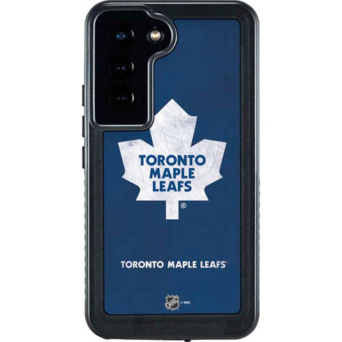 NHL Toronto Maple Leafs Distressed Galaxy S23 Waterproof Case