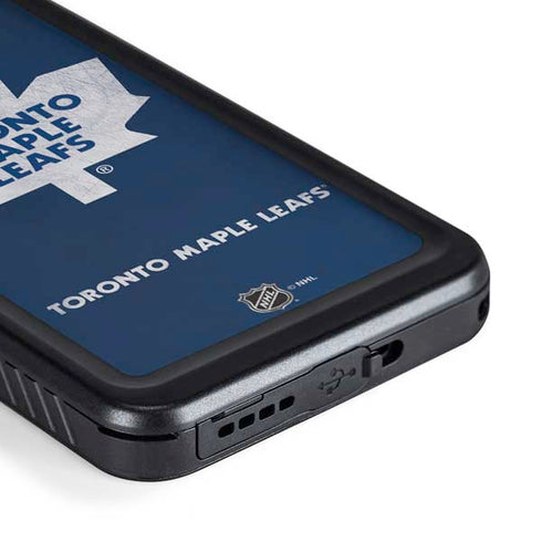 NHL Toronto Maple Leafs Distressed Galaxy S23 Waterproof Case