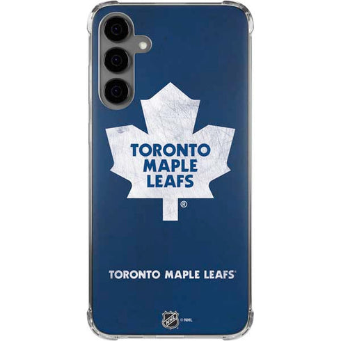 NHL Toronto Maple Leafs Distressed Galaxy S24 Plus Clear Case