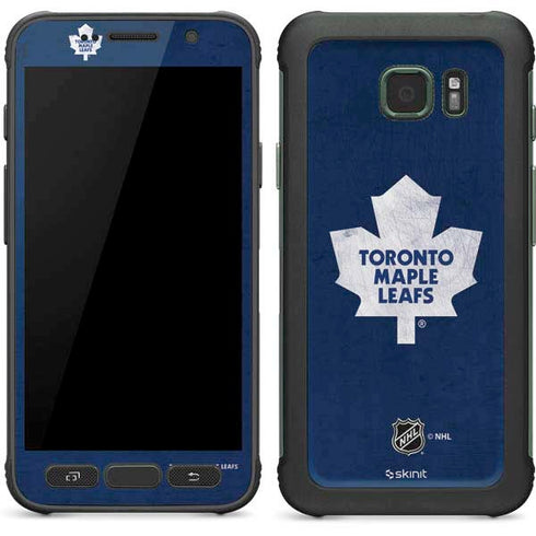 NHL Toronto Maple Leafs Distressed Galaxy S7 Active Skin