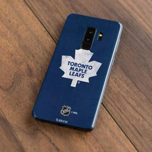 NHL Toronto Maple Leafs Distressed Galaxy S9 Plus Skin