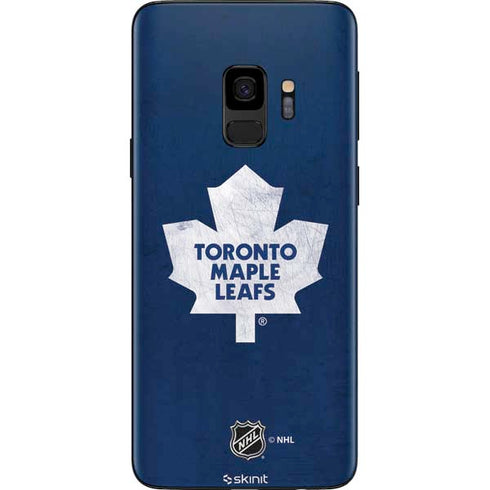 NHL Toronto Maple Leafs Distressed Galaxy S9 Skin