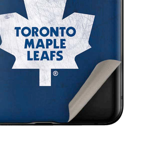 NHL Toronto Maple Leafs Distressed Galaxy Z Flip Skin