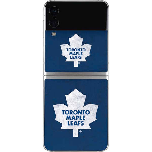 NHL Toronto Maple Leafs Distressed Galaxy Z Flip3 5G Skin