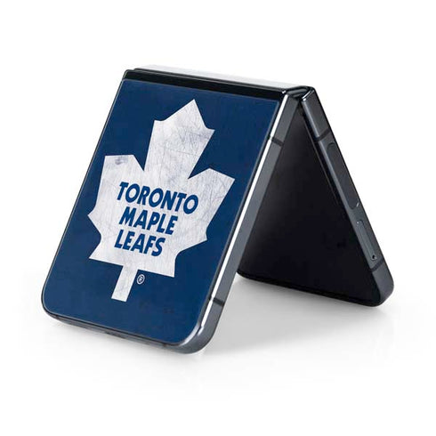 NHL Toronto Maple Leafs Distressed Galaxy Z Flip5 5G Skin