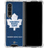 NHL Toronto Maple Leafs Distressed Galaxy Z Fold4 5G Clear Case