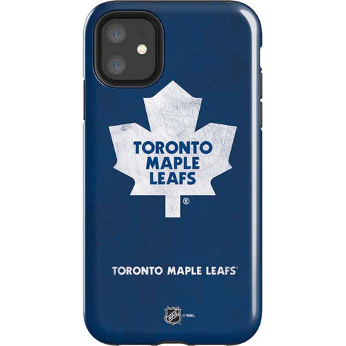 NHL Toronto Maple Leafs Distressed iPhone 11 Impact Case
