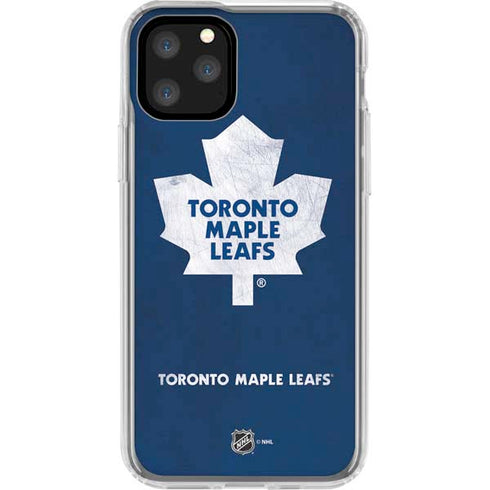 NHL Toronto Maple Leafs Distressed iPhone 11 Pro Clear Case