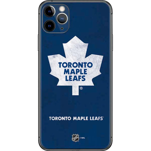 NHL Toronto Maple Leafs Distressed iPhone 11 Pro Max Skin
