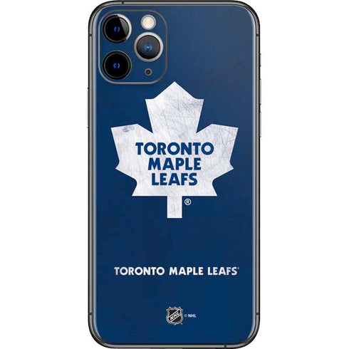 NHL Toronto Maple Leafs Distressed iPhone 11 Pro Skin