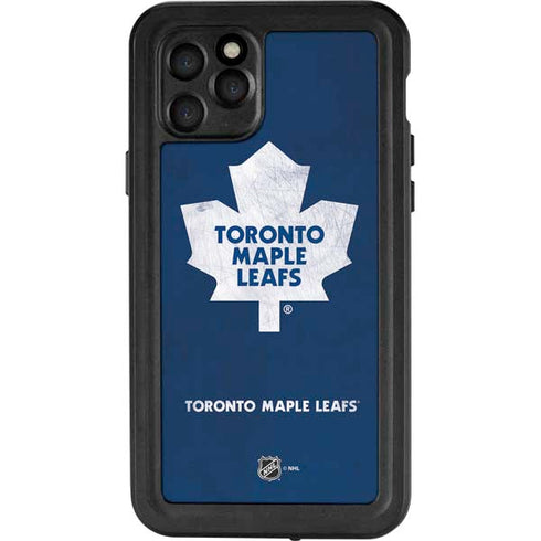 NHL Toronto Maple Leafs Distressed iPhone 11 Pro Waterproof Case