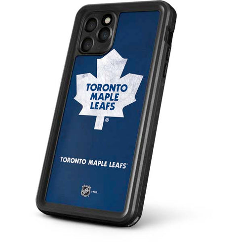 NHL Toronto Maple Leafs Distressed iPhone 11 Pro Waterproof Case