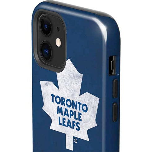 NHL Toronto Maple Leafs Distressed iPhone 12 Impact Case