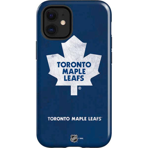 NHL Toronto Maple Leafs Distressed iPhone 12 Mini Impact Case
