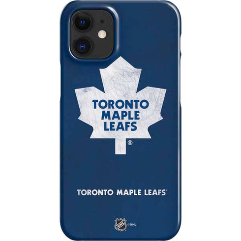 NHL Toronto Maple Leafs Distressed iPhone 12 Mini Lite Case