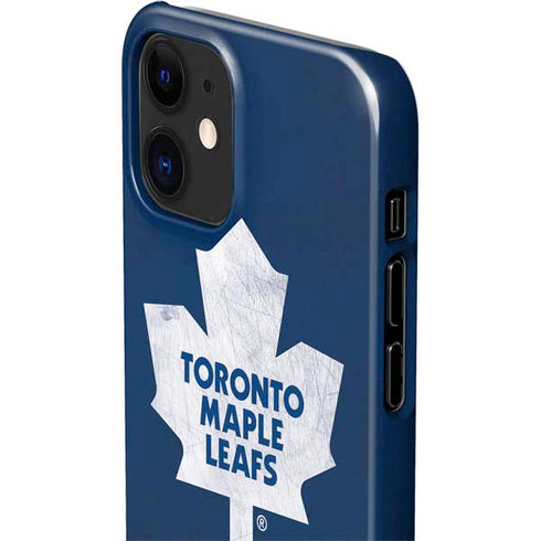 NHL Toronto Maple Leafs Distressed iPhone 12 Mini Lite Case