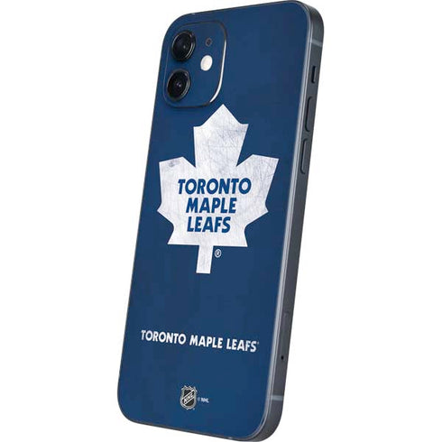 NHL Toronto Maple Leafs Distressed iPhone 12 Mini Skin